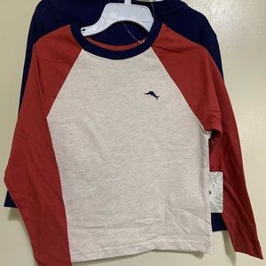 NWT Tommy Bahama brand boys long sleeve shirts 2 for the price of 1! Size 4